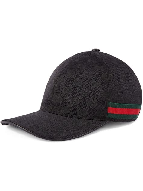 gucci black baseball hat|Gucci baseball hat women.